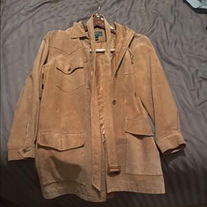 Women's Tan Suede Jacket